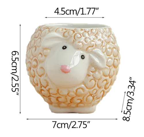 Ceramic Animal succulent pots